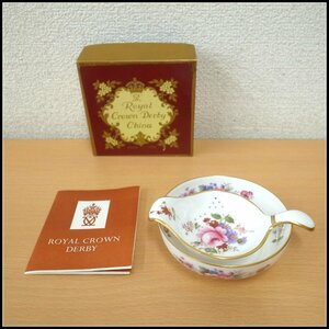 5159T Royal Crown Derby ロイヤルクラウンダービー　Derby Posies ダービーポジー　ティーストレーナー　花柄　金彩　未使用品