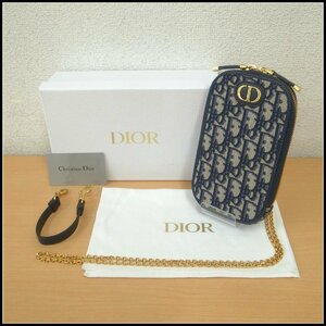 5177T【本物保証】Christian Dior クリスチャン ディオール 30Montaigne Call'in Dior モンテーニュ フォンホルダー オブリーク ジャカード