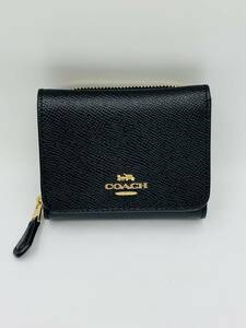 COACH コーチ 二つ折り財布 コンパクトウォレット ミニ財布 レザー