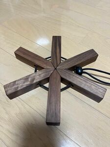 ストーブコースター　鍋敷き　trivet ウォルナット　WS4