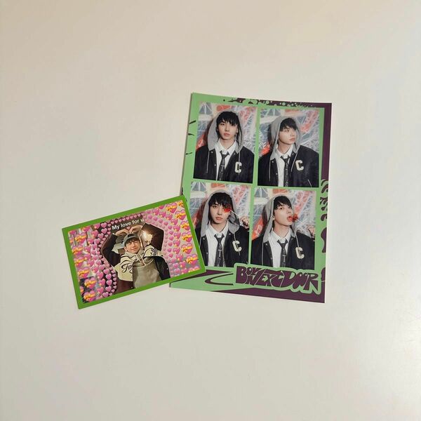 BOYNEXTDOOR 2nd EP HOW? ジェヒョンくん MEMEカード ・ 4 - CUT PHOTO セット