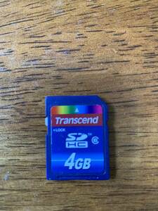 M-SDHC-3 SDメモリーカード　4GB　(Trancend製)