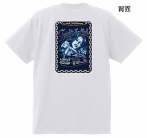 ローライダーHIPHOP系Tシャツ 白 85 ★ ミューラルインパラアメ車 1946 1947 1948 フリートライン　ボム チカーノ メキシカン