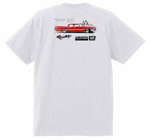 アドバタイジング ダッジ 1858 白 Ｔシャツ 1959 1958 カスタム ロイヤル ランサー アメ車 ロカビリー モパー