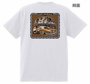 ローライダー HIPHOP系 Tシャツ 73 白 ギャング インパラ キャデラック ブロアム デビル S/M/L/XL