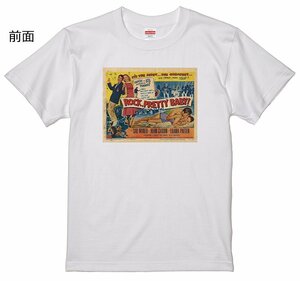 オールディーズ 映画 Tシャツ ロカビリー白H62 1950's 1960's ロックンロール ドゥーワップ サーフィン フィフティーズ ヘンリーマンシニ