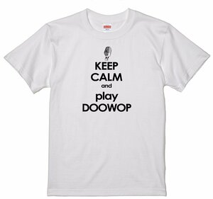 KEEP CALM and play doowop Tシャツ 50s 60s ロカビリー 新品 フラミンゴス ムーングロウズ プラターズ コースターズ ファイズサテンズ