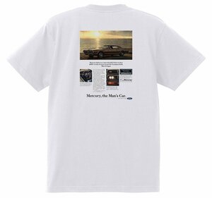 アドバタイジング マーキュリー Ｔシャツ 1156 白 1966 モントレー マーキー マーキス クーガー パークレーン コロニーパーク コメット