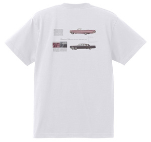 アドバタイジング キャデラック Ｔシャツ 白 1962 オールディーズ ロックンロール 1950’s 1960’s ロカビリー ホットロッド 3335