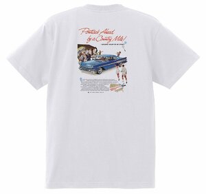 アドバタイジング ポンティアック 465 白 Ｔシャツ 1957 l スターチーフ スーパーチーフ チーフテン サファリ