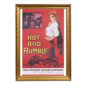 Art hand Auction Luxurious Antique Vintage A3 Picture Frame Wooden Frame E Gold Art Poster Retro Painting Pinup Hot Rod American Car, Art Supplies, Picture Frame, Poster Frame