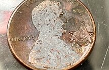 フリーメイソン コイン 硬貨 アメリカ 1セント リンカーン 秘密結社 イルミナティ お守り 1986年 エングレービング 彫刻 米軍 米軍基地 _画像2