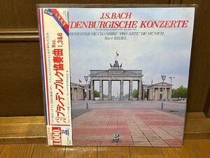 洗浄済みLPレコード バッハ ブランデンブルグ協奏曲第１番３番６番 クルト レーデル ミュンヘン プロ アルテ室内管弦楽団 kurt redel