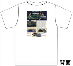 アドバタイジング ハドソン 白 2757 Ｔシャツ 1947 1946 1942 コモドア hudson アメ車 オールディーズ ロカビリー アドバタイズメント