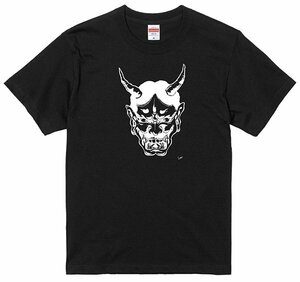 和柄 般若 半袖 Ｔシャツ 黒 和風 刺青 タトゥー S/M/L/XL jp02 横須賀スカジャンデザインコンテスト優勝者 タトゥー 刺青