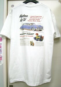 アドバタイジング ハドソン 白 2741 Ｔシャツ 1951 1950 ホーネット ジェット ワスプ hudson アメ車 オールディーズ ロカビリー