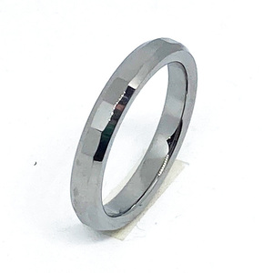 シンプルな タングステンリング 指輪 ミラーカット シルバー 細身 60 ( 21号 ) 新品 ペアリングにも