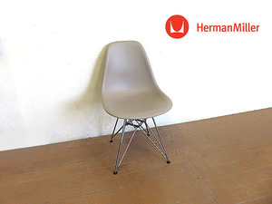  regular goods / beautiful goods HermanMiller/ Herman Miller Eames side shell chair DSReferu wire base 