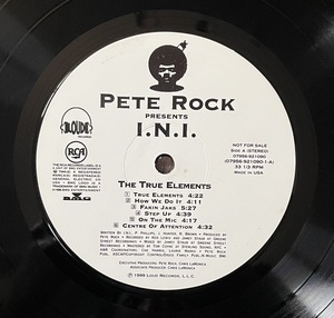 LP Pete Rock Presents I.N.I. The True Elements