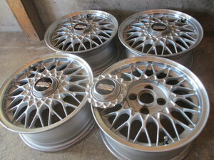 稀少な当時物4本set/軽カーに/売切!! BBS マツダ NA ロードスター 純正 (14x6+45 4H/100) ローダウンにも タント アルト ワークス ラパン 