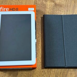 Amazon Fire HD 8 タブレット 10世代 32GB ホワイト ケース付き