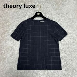 theory luxe セオリーリュクス 半袖 ブラウス 38 リネン