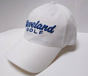 新品未使用品　Cleveland GOLF　クリーブランドゴルフ キャップ　コットン100% ホワイト　送料無料