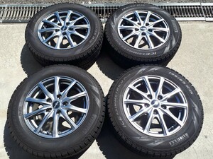 バリ山バリ溝 スタッドレスタイヤ&アルミホイール4本 ピレリー PIRELLI ICEASIMMETRICO 195/65R15 2021年 MANARAY SPORT 5穴PCD114.3 6J+45