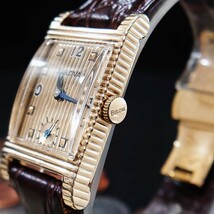 超美品 40s ヴィンテージ ブローバ BULOVA メンズ 腕時計 アールデコ レクタンギュラー タンク 手巻き 機械式 10K 金張 GOLD ゴールド USA_画像2