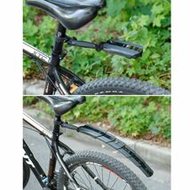 自転車 フェンダー フロントリア伸縮式自転車用フェンダー 泥除け 折りたたみ式 折り畳み 格納 Mountain Bike_画像8