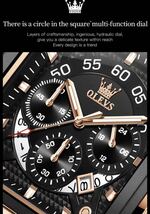 期間限定サマーセール　メンズ腕時計 オマージュ　防水腕時計 クォーツ アナログ時計 クロノグラフ 本革ベルト2144m スーツ　_画像6