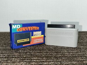 7●〇 希少 当時物 MD メガコンバーター MEGA CONVERTER 箱付 SEGA メガドライブ ROMカセット 〇●