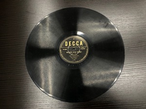 『＊洋楽 SP盤 DECCA レコード☆タンゴ ☆ビクター・ヤング☆血と砂☆エル・チョクロ☆ブルータンゴ☆昭和レトロ レターパックプラス可』