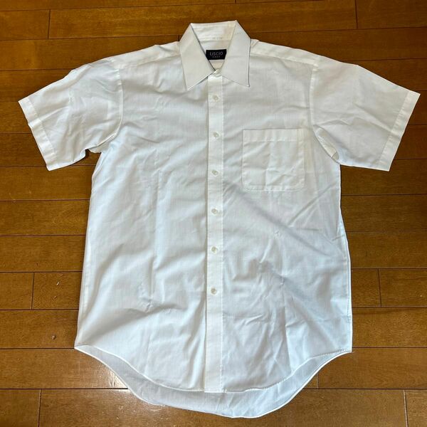 半袖　ワイシャツ 白　カッターシャツ　形態安定