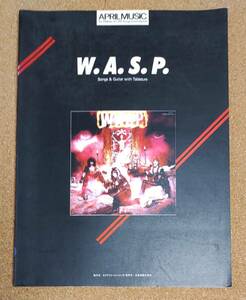 ギタースコア　W.A.S.P 魔人伝 