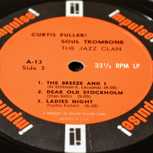 ★オリジナル・完品/美ジャケ、美再生/「Jazz Messengers」好きなジャズ・ファンにもお勧めしたい一枚/CURTIS FULLER - Soul Tromboneの画像4