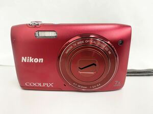 5K018 Nikon ニコン COOLPIX クールピクス S3500 デジタルカメラ デジカメ