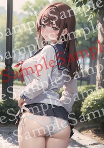 NO.14-15【全て一点物】 美女ポスター A4サイズ 高画質 光沢紙 美少女 同人 アート コスプレ グラビア セクシー 下着 美乳 美尻 イラスト