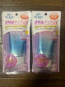 ロート製薬　スキンアクア　UV　80g　2個