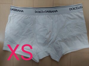 DOLCE&GABBANA　ドルチェ&ガッバーナ　XSサイズ　ホワイト　ボクサーパンツ　
