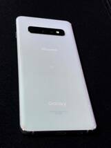 Galaxy S10 docomo SC-03L プリズムホワイト SIMロック解除済 美品_画像1