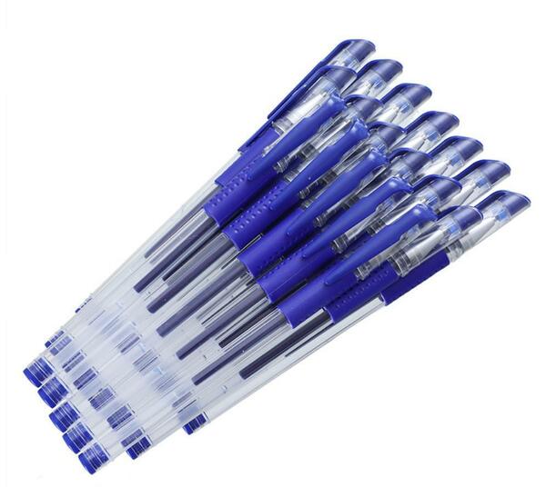 10本セット ポリポイント ボールペン 0.5 ミリメートル 水性 ペン　ブルー