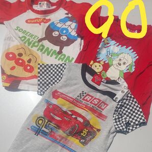 アンパンマン　カーズ　わんわん　Tシャツ