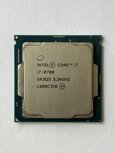 Core i7-8700 3.2GHz 中古品 　＃２