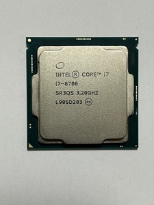 Core i7-8700 3.2GHz 中古品 　＃６