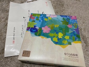 ●京都・小倉山荘＊をぐら山春秋 あられ＆ショコラ ベイクドタイプ 化粧箱(中)●10袋