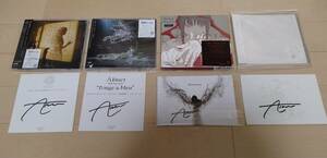 Aimer autograph autograph postcard hole The - jacket CD 4 pieces set 