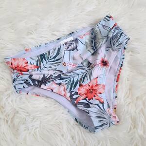  anonymity delivery *SHEINsi- in floral print under . swimsuit size 110 bottom pants bikini swimming shorts girls BB