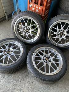 BBS RG782 18インチタイヤホイールセット!! PCD 114.3 / 8J/+40 8.5j / +43 4本　225/45R18 245/45R18 TOYOTA トヨタ レクサス 中古 