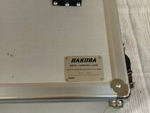HAKUBA ハクバ ハードケース 約22×41×29cm シルバー ショルダー カメラ ビデオ レンズ 保管 収納 4997_画像4
